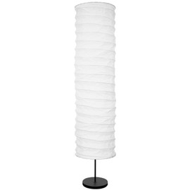 VICASKY Paper Floor lamp Shades Light Japanese Style Standing Table Cover Barrel Light Protector Living Room Home Hotel Shade Lamps Rice Tall Material Long Glow lampshade