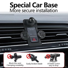 LUNQIN Car Phone Holder Mount for VW Tiguan 2018 2019 2020 2021 2022 2023 2024 Auto Accessories Interior Decoration Mobile Cell Smartphone Bracket