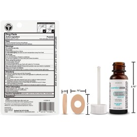 Comfort Zone Maximum Strength Liquid Corn & Callus Remover Treatment with Salicylic Acid, 0.33 Oz, 4 Piece Set