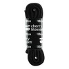 Cherry Blossom Footwear Flat Lace Shoelaces, Black, 180cm