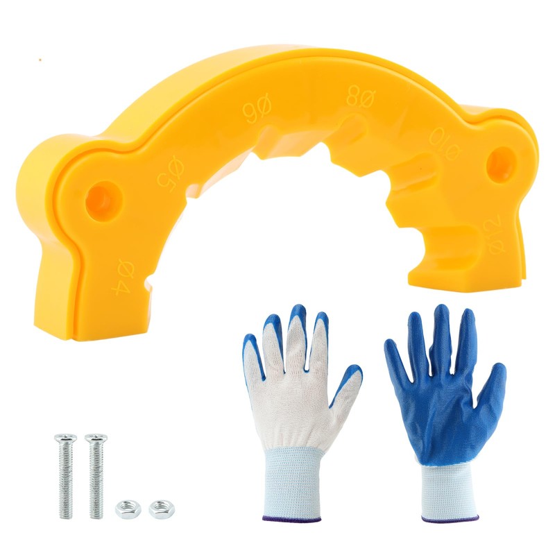 Drill Bit Sharpener, Drill Bit Grinding Attachment with Gloves, Multi-specification