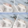 Soap Dish, Soap Holder Self Draining Leaf Shape Soap Dishes,