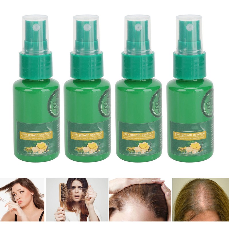30ml 4PCS Ginger Hair Growth Spray Nutritious Moisturizing Hair Root