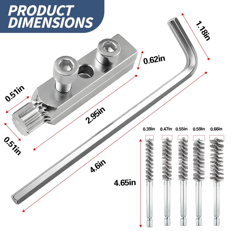 Stripped Screw Extractor, Broken Pipe Extractor Tool, Damaged Water Pipe
