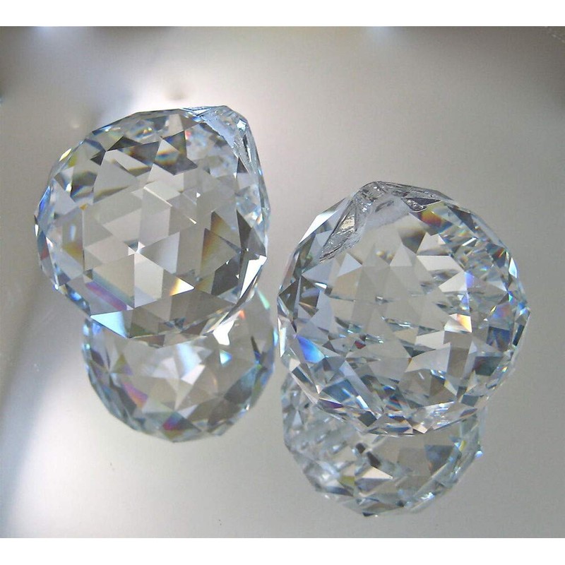 38Pcs Clear Crystal Ball Prism, BetterJonny 20mm Crystal Ball Prism