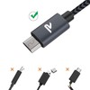 RAMPOW Cables Micro USB (6.6FT/2M, Black, 2)