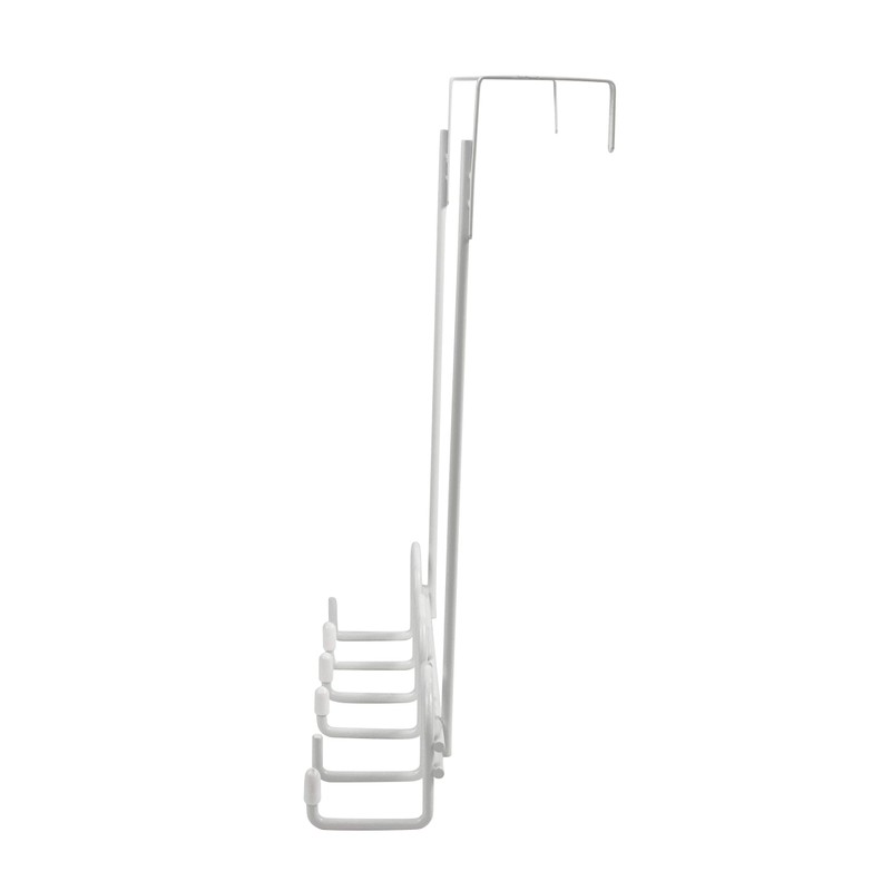 Spectrum Diversified Utility Rack 3 Hook Over The Door, White