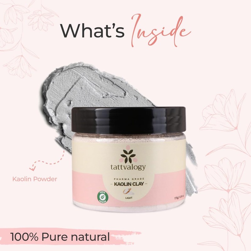 Tattvalogy Kaolin Clay, 175g