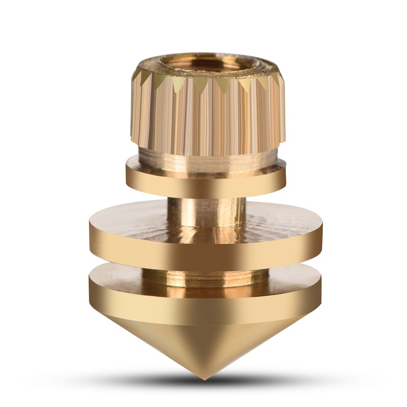 8 Pcs Copper Speaker Suspension Spikes Isolation Stands Foot Base