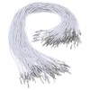 100 PCS Elastic Cords with Metal Ends, 37cm/14.5 Inch Elastic
