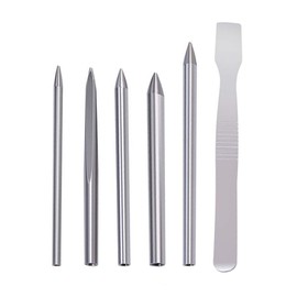 6 Packs Stainless Steel Paracord Lacing Needle Silver Paracord Fids Stitching Splicing Weaving Sets for DIY Craft Paracord Bracelets,Sewing Needle,darning Needle