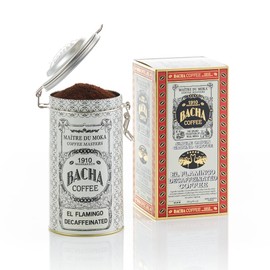 Bacha Coffee | El Flamingo Single Origin Decaffeinated Coffee Autograph Collection, Medium Dark Roast, 100% Arabica Ground Beans, 250g