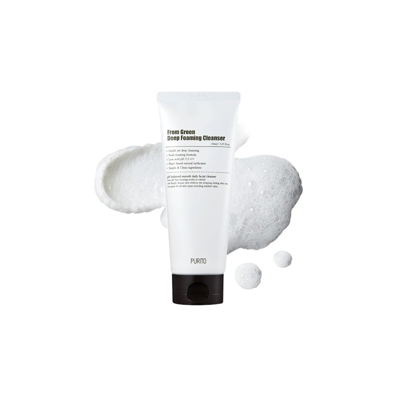 PURITO From Green Deep Foaming Cleanser 5.07 fl oz, pH