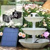 Solar Bird Bath Fountain for Garden Decor – Detachable 3-Tier