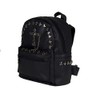 Mini Gothic Metal Cross GOTHX Stud Black Backpack Rucksack |