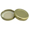Bramley & Sage 43mm Gold Twist-off Replacement Jam Jar Lids