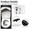 2Pcs Toilet Fill Valve Seal Replacement Part,Washer Cistern Float Valve