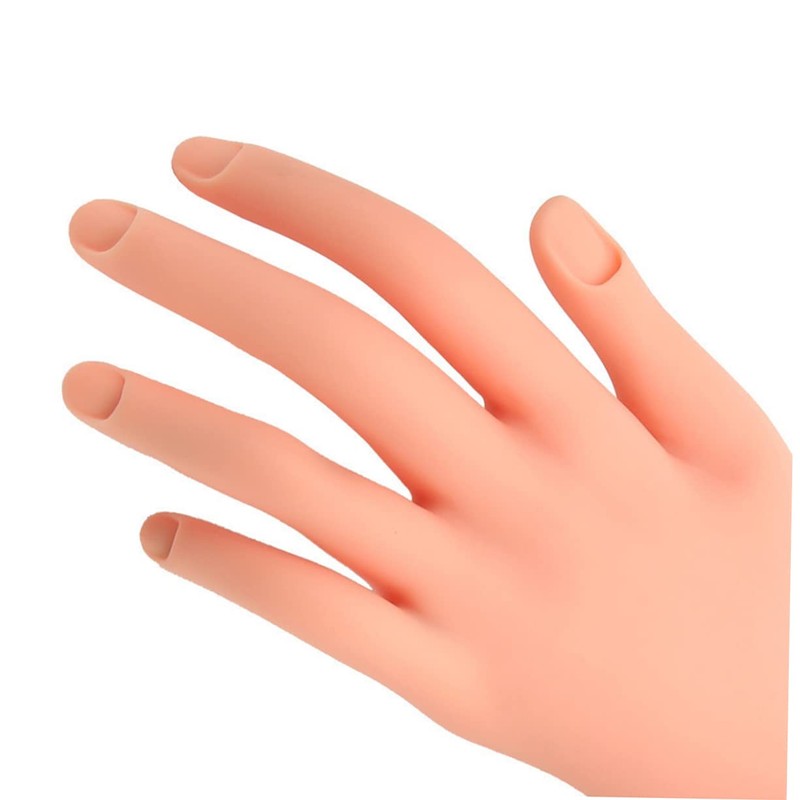 Beavorty Manicure Training Hand Nail Art Practice Lightweight Reusable Nail