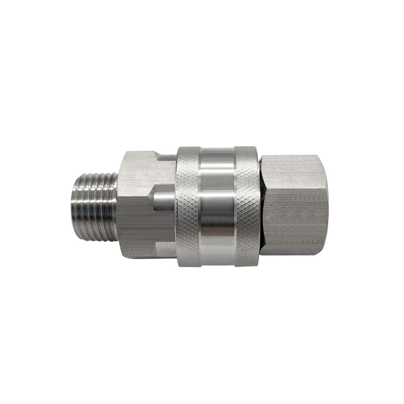 Beduan Pressure Washer Fitting Stainless Steel 1/2 NPT (Threaded Dia.