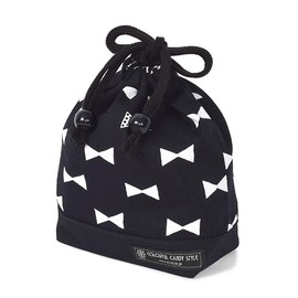 COLORFUL CANDY STYLE N3582000 Cup Bag, Girls, Drawstring Bag, For Children, Elementary School Students, School Entrance, Ribbon Silhouette