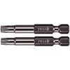 VEGA T25 TORX Security Bits. Professional Grade ¼ Inch Hex Shank TORX T-25 S2 Steel 2" Security Bits. 150TT25A-2A (Pack of 2)