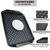 KAQAHIDO Large Non Slip Serving Tray with Grippy Dots, TV