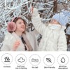 Riisoyu Winter Ear Warmers Plush, Winter Earmuffs Foldable Girls Ear