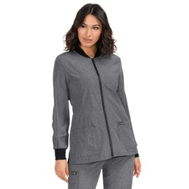 KOI Basics Women's 450 Andrea Jacket (Heather Gray, Medium)