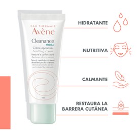 Avène Cleanance Hydra Crema Hidratante Facial Calmante, 40ml
