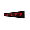 ERPART 6.2 LT1 RED on Black Highly Polished Real Aluminum