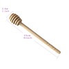 Wooden Honey Dipper Stick Collecting Dispensing Drizzling Jam Portable Wedding