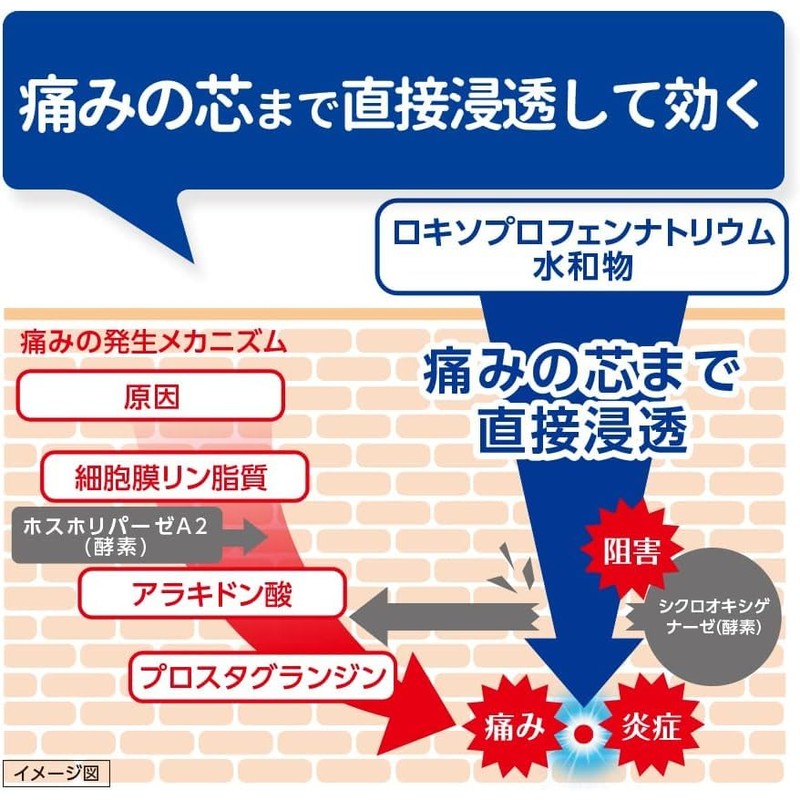 【第2類医薬品】ロキソニンEXテープ 21枚 ×2