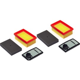 LEFITPA Replacement 2 Packs 4223 140 1800 Air Filter With 4223 141 0300 secondary Pre Filter and 4223 141 06011 Pre Cleaner Filter Kit for Stihl Lawn Mower TS400 Concrete Saw