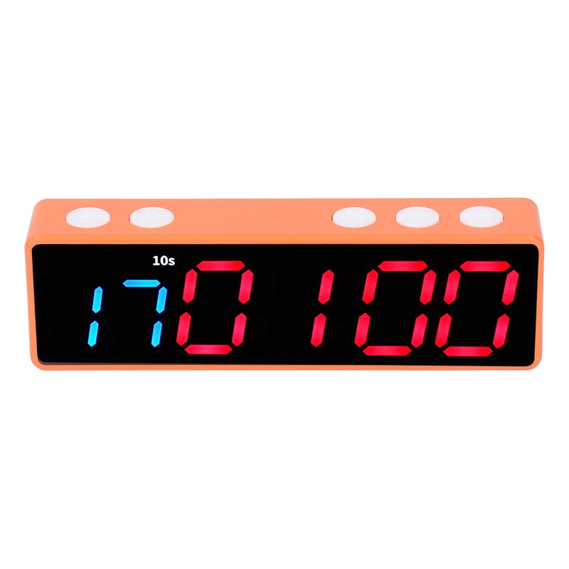 Fitness Timer Clock Large LED Digital Anti Vertigo Display Workout