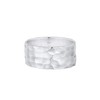 Elli Basic Women's Band Ring Hammered in 925 Sterling Silver,