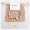 FOSSIL Gold-Tone Brass Beaded Bracelet Set