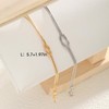 Gifts for Girfriend Couples Bracelets Gold Silver Knot Bracelet Matching