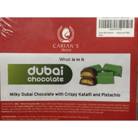 Carian’s Dubai Chocolate Bar Pistachio Cream & Kadayif  6.6 Oz *Viral TikTok Chocolate*