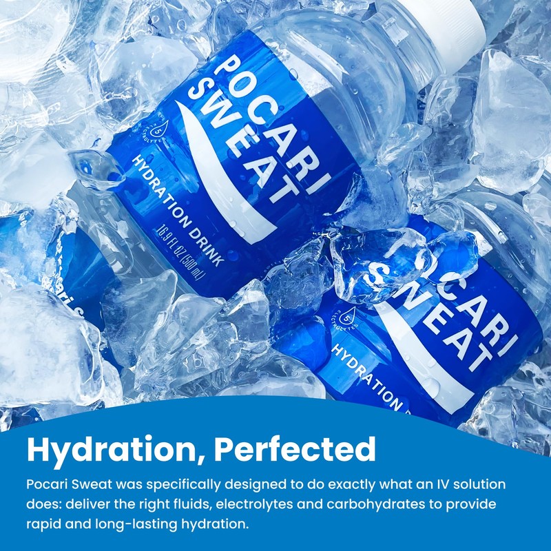 Pocari Sweat Electrolyte Drink, 24 Pack of 16.9 fl oz