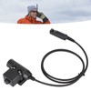 U94 PTT Adapter Cable 35.4in Walkie Talkie Headset Connector Cable