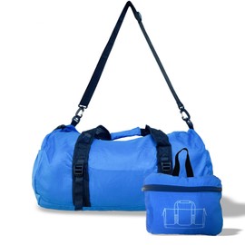 Foldable Travel Duffel Bag,Unisex Travel Tote Bag,Fitness Sports Tote Bag,Waterproof Duffel Bag' 41L Weekend Travel Overnight Bag (Blue)