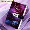 NectaRoy PU Leather Combination Lock Diary Writing Planner Organiser, Password