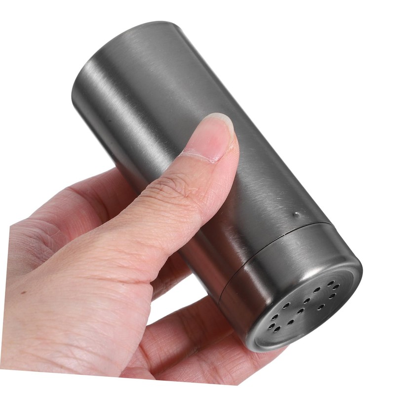 IWOWHERO 2Pcs Stainless Steel Kitchen Spice Portable Condiment Dispenser for