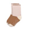 LÄSSIG Unisex Children's Non-Slip Socks Set of 2 Pink Caramel