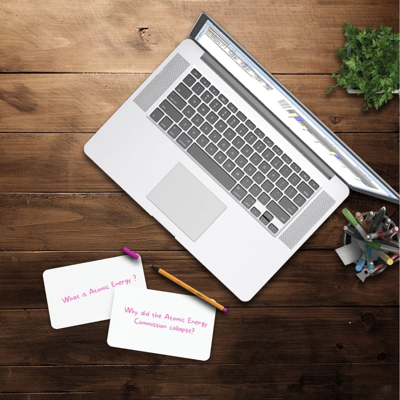 Purple Q Crafts Small White Business Cards 100 Pack 3.5"x2.2",