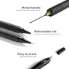 Nicpro 0.9 Metal Mechanical Pencil Set with Case, 3PCS Black