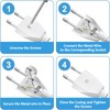 Pack of 4 Euro Plug Flat, Euro Plug Flat 250