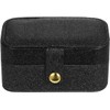 KALLORY Joyero De Viaje Mini Portátil Estuche Para Pendientes y