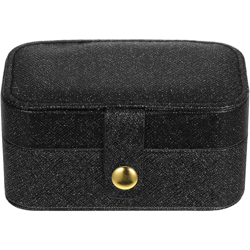 KALLORY Joyero De Viaje Mini Portátil Estuche Para Pendientes y