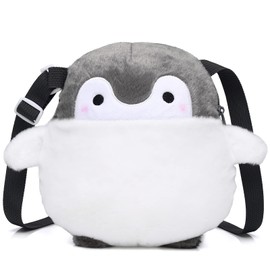 Kawaii - Bolso bandolera para mujer, con correa de cadena, E-gris claro, Small